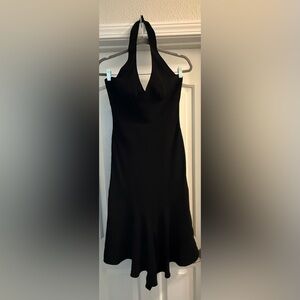 Jones New York Elegant Black Halter Dress